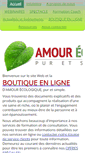 Mobile Screenshot of amourecologique.com